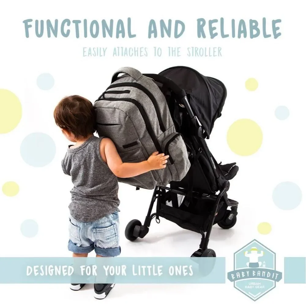 NEW Baby Bandit Backpack Multi Function Organizer Changing Pad